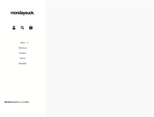 Tablet Screenshot of mondaysuck.com
